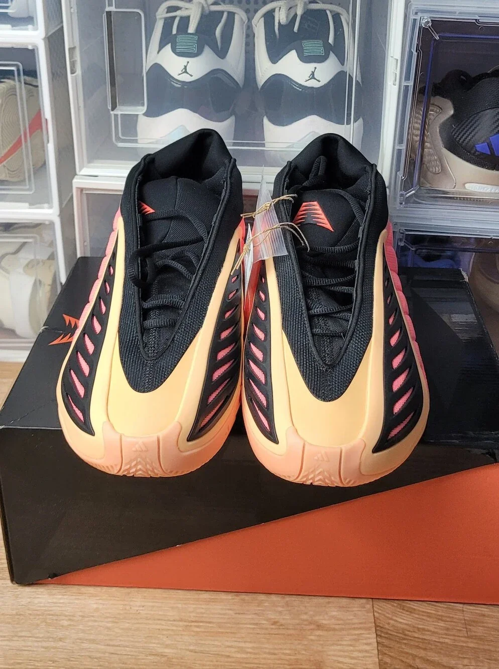 adidas Anthony Edwards 2 With Love Men Acid Orange Men Basketball AE2 JS3514